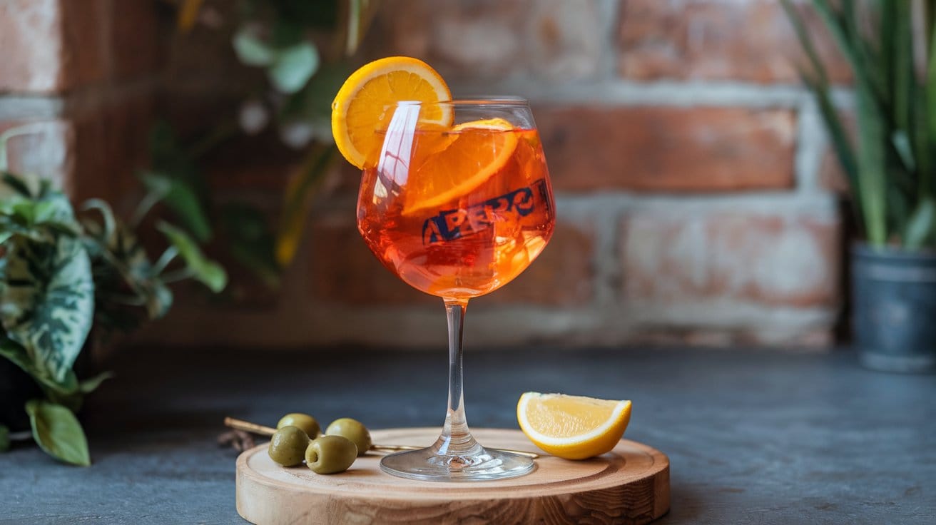 a photo of a glass filled with aperol spritz the o h2Xqz uHSsmpTUEntu3X A HZFiH3CxQimhPyGldXt8Cg 1