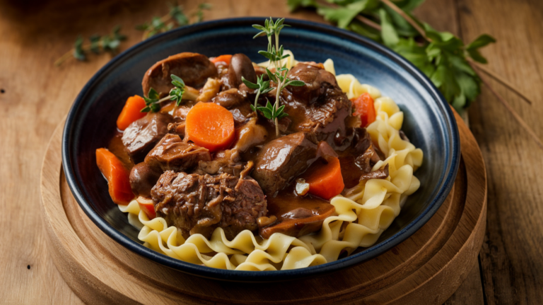 Bœuf Bourguignon : L’Authentique Recette qui Éveille les Sens