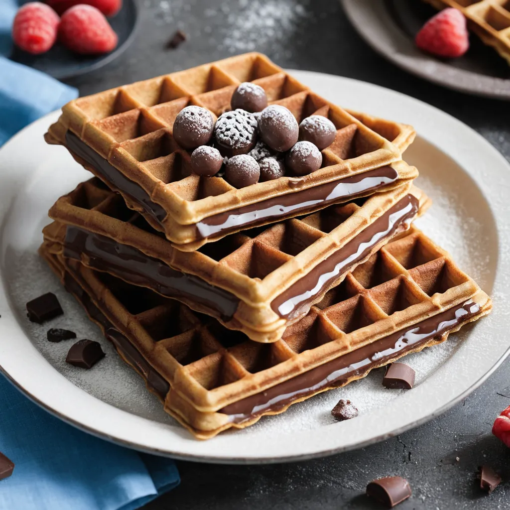 gaufre au chocolat