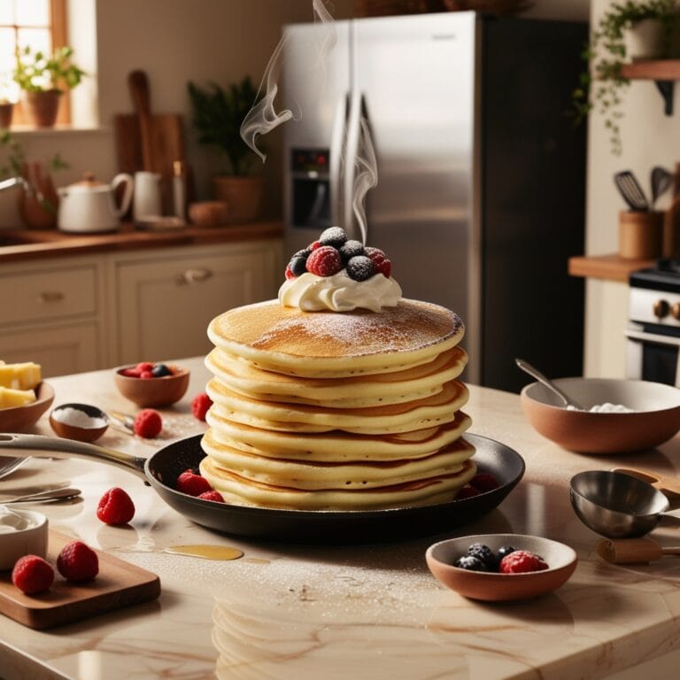 Pancakes Faciles et Rapides pour le Petit-Déjeuner et Brunch